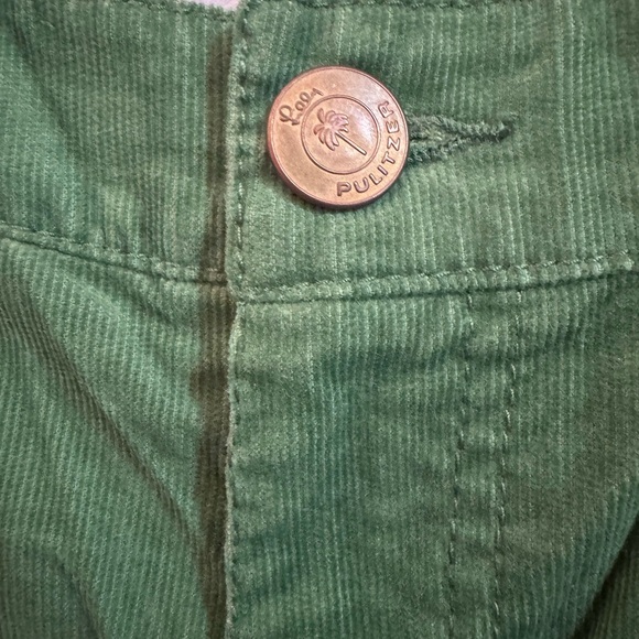 Vintage Lilly Pulitzer Green Corduroy Wide Leg  Pants - Picture 5 of 6